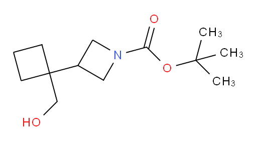 tert-butyl 3-[1-(hydroxymethyl)cyclobutyl]azetidine-1-carboxylate