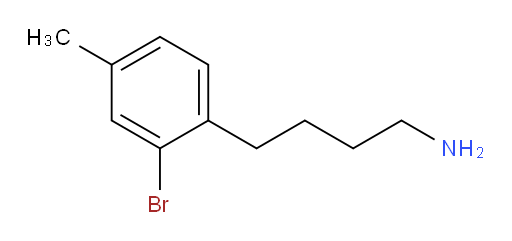 4-(2-bromo-4-methylphenyl)butan-1-amine