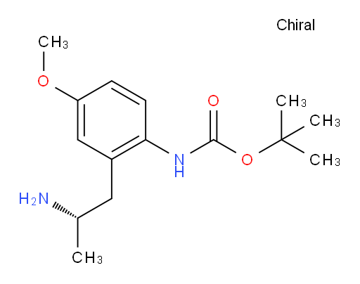 tert-butyl N-{2-[(2S)-2-aminopropyl]-4-methoxyphenyl}carbamate