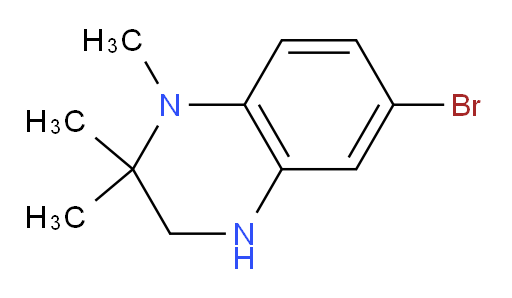 6-bromo-1,2,2-trimethyl-1,2,3,4-tetrahydroquinoxaline