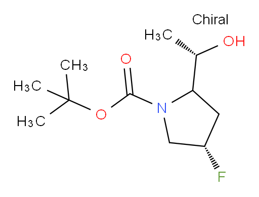 tert-butyl (4S)-4-fluoro-2-[(1S)-1-hydroxyethyl]pyrrolidine-1-carboxylate