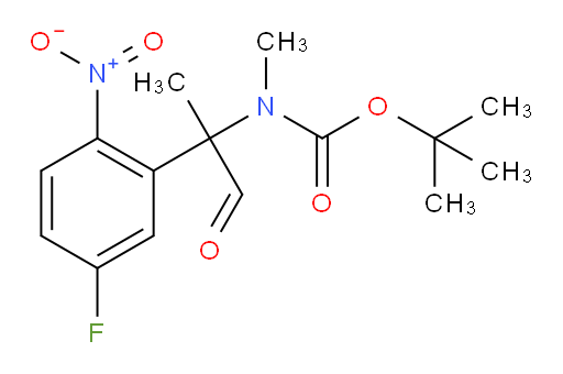 tert-butyl N-[2-(5-fluoro-2-nitrophenyl)-1-oxopropan-2-yl]-N-methylcarbamate