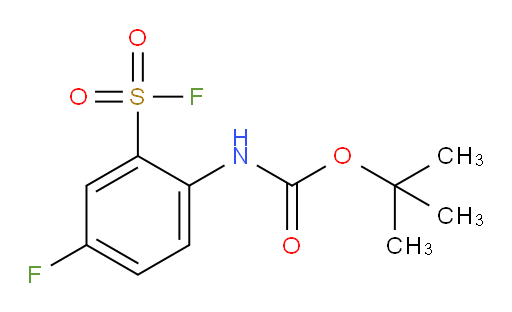 tert-butyl N-[4-fluoro-2-(fluorosulfonyl)phenyl]carbamate