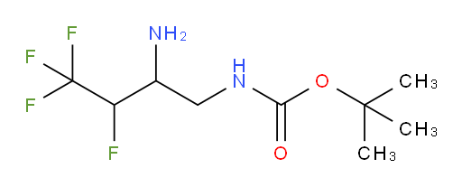 tert-butyl N-(2-amino-3,4,4,4-tetrafluorobutyl)carbamate
