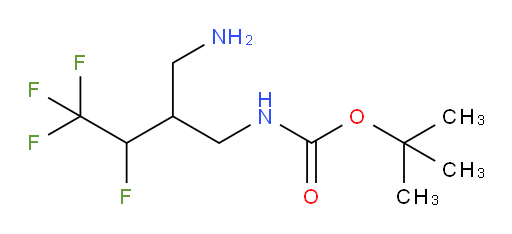 tert-butyl N-[2-(aminomethyl)-3,4,4,4-tetrafluorobutyl]carbamate
