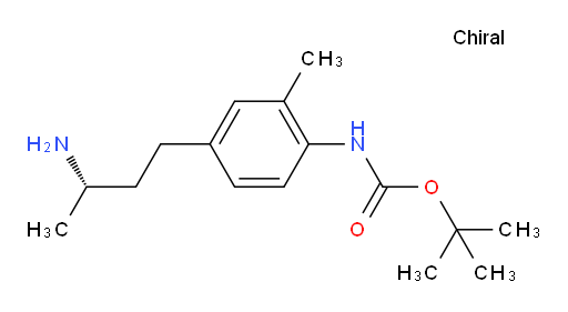 tert-butyl N-{4-[(3S)-3-aminobutyl]-2-methylphenyl}carbamate