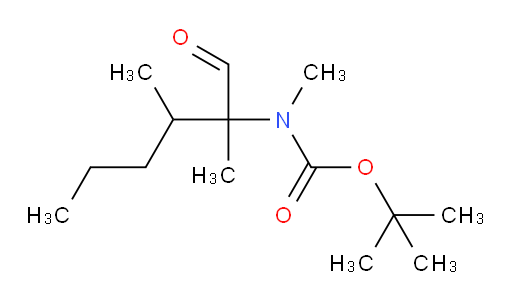 tert-butyl N-(2,3-dimethyl-1-oxohexan-2-yl)-N-methylcarbamate