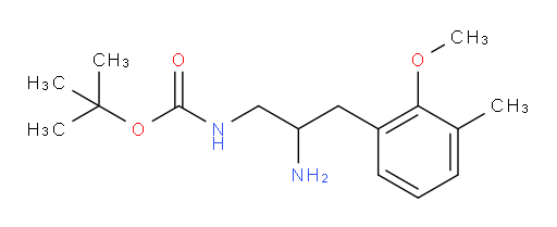 tert-butyl N-[2-amino-3-(2-methoxy-3-methylphenyl)propyl]carbamate