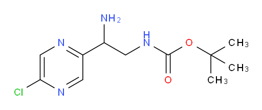 tert-butyl N-[2-amino-2-(5-chloropyrazin-2-yl)ethyl]carbamate