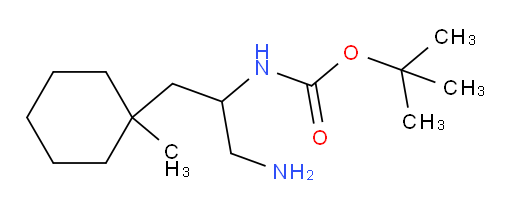 tert-butyl N-[1-amino-3-(1-methylcyclohexyl)propan-2-yl]carbamate