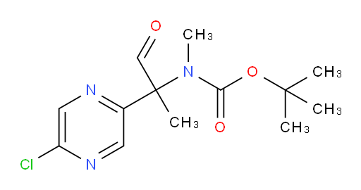 tert-butyl N-[2-(5-chloropyrazin-2-yl)-1-oxopropan-2-yl]-N-methylcarbamate
