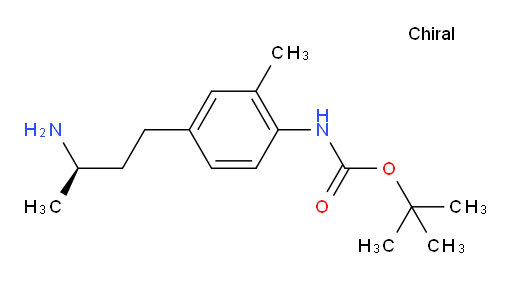 tert-butyl N-{4-[(3R)-3-aminobutyl]-2-methylphenyl}carbamate