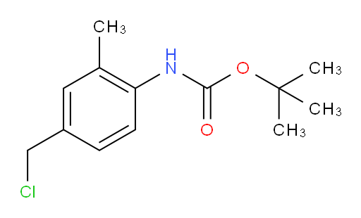 tert-butyl N-[4-(chloromethyl)-2-methylphenyl]carbamate