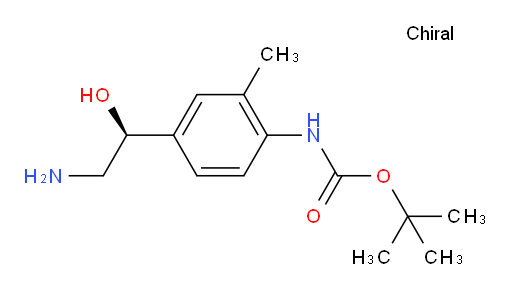 tert-butyl N-{4-[(1S)-2-amino-1-hydroxyethyl]-2-methylphenyl}carbamate