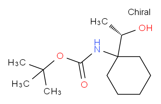 tert-butyl N-{1-[(1S)-1-hydroxyethyl]cyclohexyl}carbamate