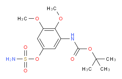 tert-butyl N-[2,3-dimethoxy-5-(sulfamoyloxy)phenyl]carbamate