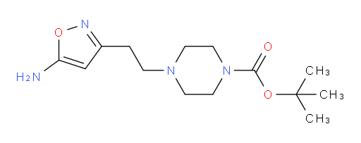 tert-butyl 4-[2-(5-amino-1,2-oxazol-3-yl)ethyl]piperazine-1-carboxylate