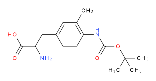 2-amino-3-(4-{[(tert-butoxy)carbonyl]amino}-3-methylphenyl)propanoic acid
