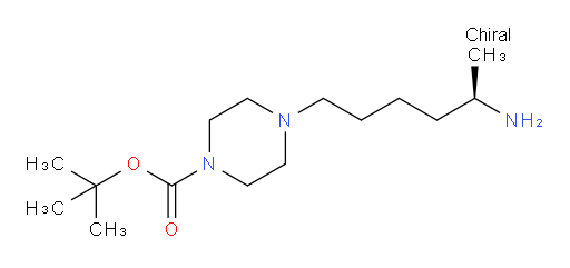tert-butyl 4-[(5R)-5-aminohexyl]piperazine-1-carboxylate