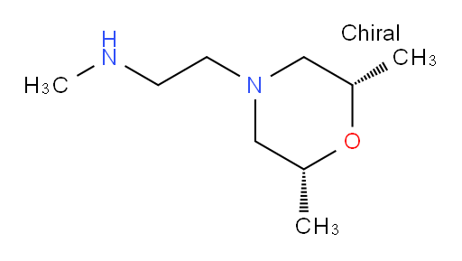 {2-[(2R,6S)-2,6-dimethylmorpholin-4-yl]ethyl}(methyl)amine