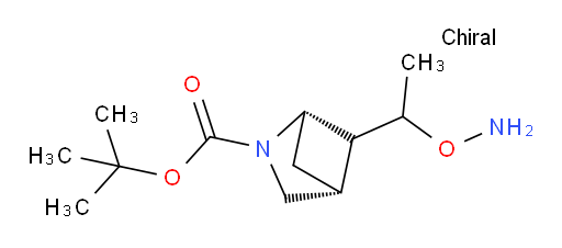 tert-butyl (1S,4R)-5-[1-(aminooxy)ethyl]-2-azabicyclo[2.1.1]hexane-2-carboxylate