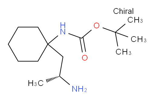 tert-butyl N-{1-[(2R)-2-aminopropyl]cyclohexyl}carbamate