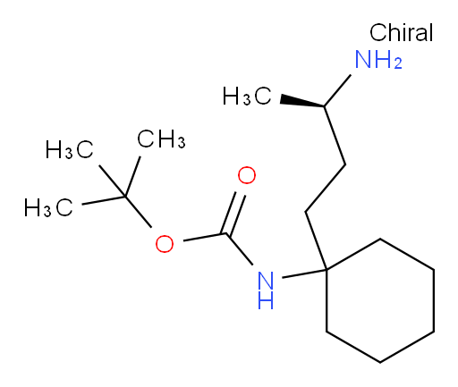 tert-butyl N-{1-[(3R)-3-aminobutyl]cyclohexyl}carbamate