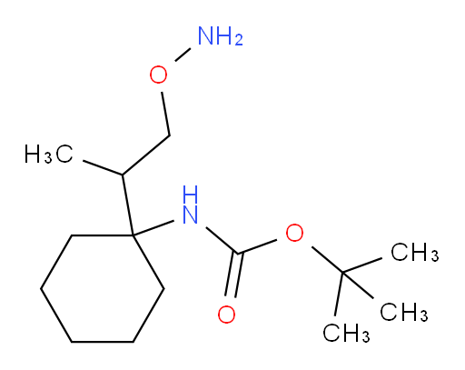 tert-butyl N-{1-[1-(aminooxy)propan-2-yl]cyclohexyl}carbamate
