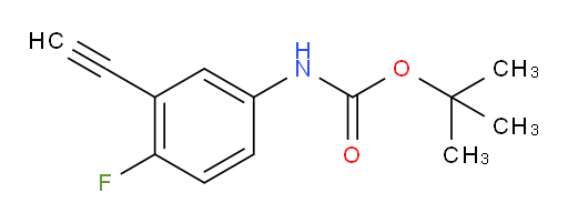 tert-butyl N-(3-ethynyl-4-fluorophenyl)carbamate