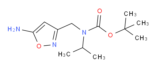 tert-butyl N-[(5-amino-1,2-oxazol-3-yl)methyl]-N-(propan-2-yl)carbamate