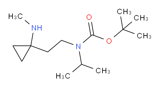 tert-butyl N-{2-[1-(methylamino)cyclopropyl]ethyl}-N-(propan-2-yl)carbamate