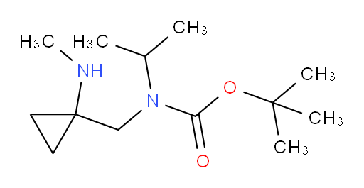 tert-butyl N-{[1-(methylamino)cyclopropyl]methyl}-N-(propan-2-yl)carbamate