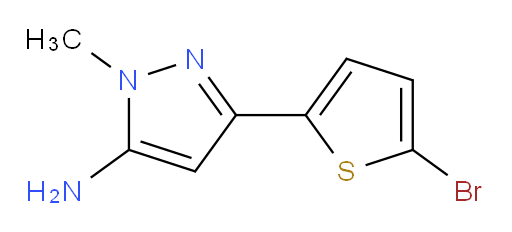 3-(5-bromothiophen-2-yl)-1-methyl-1H-pyrazol-5-amine