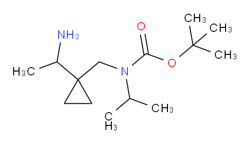 tert-butyl N-{[1-(1-aminoethyl)cyclopropyl]methyl}-N-(propan-2-yl)carbamate