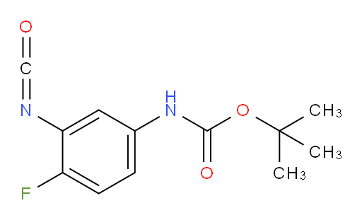 tert-butyl N-(4-fluoro-3-isocyanatophenyl)carbamate