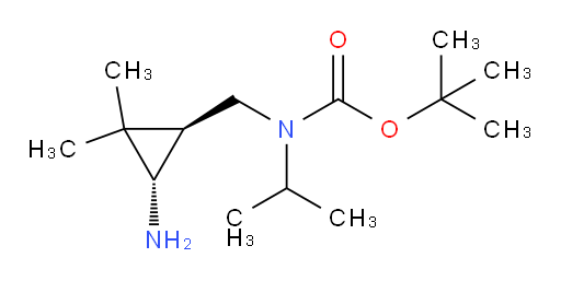 rac-tert-butyl N-{[(1R,3R)-3-amino-2,2-dimethylcyclopropyl]methyl}-N-(propan-2-yl)carbamate