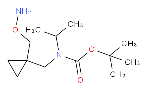 tert-butyl N-({1-[(aminooxy)methyl]cyclopropyl}methyl)-N-(propan-2-yl)carbamate