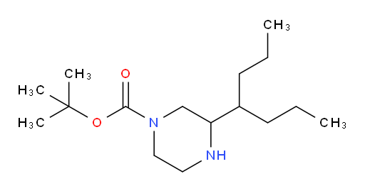 tert-butyl 3-(heptan-4-yl)piperazine-1-carboxylate