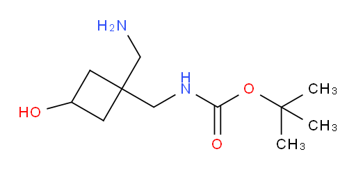 tert-butyl N-{[1-(aminomethyl)-3-hydroxycyclobutyl]methyl}carbamate
