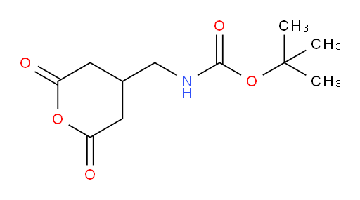 tert-butyl N-[(2,6-dioxooxan-4-yl)methyl]carbamate