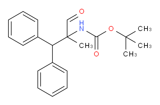 tert-butyl N-[2-(diphenylmethyl)-1-oxopropan-2-yl]carbamate