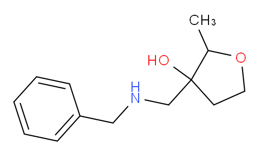 3-[(benzylamino)methyl]-2-methyloxolan-3-ol