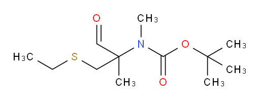 tert-butyl N-[1-(ethylsulfanyl)-2-methyl-3-oxopropan-2-yl]-N-methylcarbamate