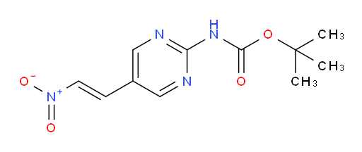 tert-butyl N-[5-(2-nitroethenyl)pyrimidin-2-yl]carbamate