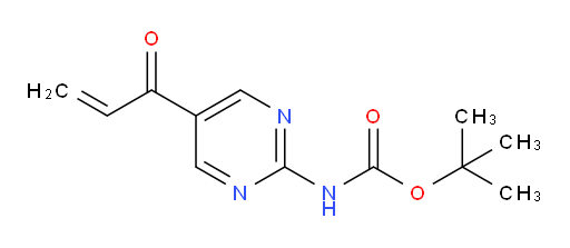tert-butyl N-[5-(prop-2-enoyl)pyrimidin-2-yl]carbamate