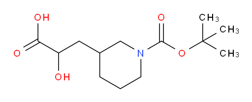 3-{1-[(tert-butoxy)carbonyl]piperidin-3-yl}-2-hydroxypropanoic acid