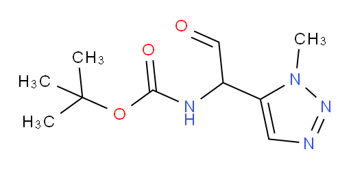 tert-butyl N-[1-(1-methyl-1H-1,2,3-triazol-5-yl)-2-oxoethyl]carbamate