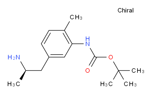 tert-butyl N-{5-[(2R)-2-aminopropyl]-2-methylphenyl}carbamate