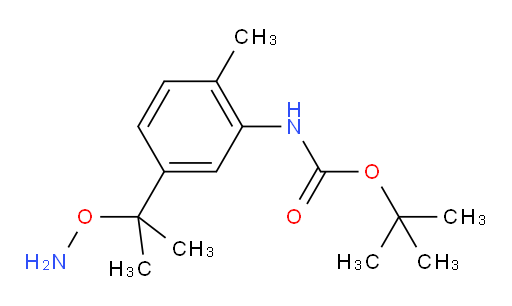 tert-butyl N-{5-[2-(aminooxy)propan-2-yl]-2-methylphenyl}carbamate