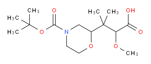 3-{4-[(tert-butoxy)carbonyl]morpholin-2-yl}-2-methoxy-3-methylbutanoic acid